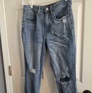 Sz 6 no boundries distressed girlfriend jeans